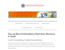 Tablet Screenshot of embroiderymachinereview.org